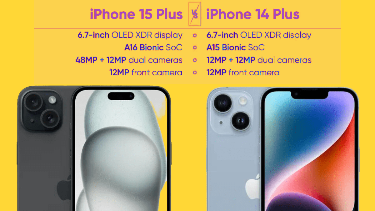 differences between iPhone 15 Plus and iPhone 14 Plus: is the new version a worthy investment?